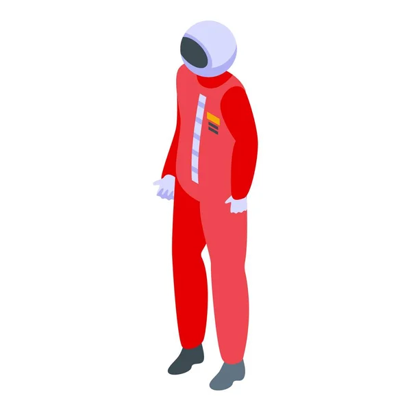 Ikona astronauty, styl izometryczny — Wektor stockowy