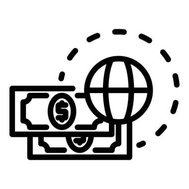 Dünya dolar simgesi, özet biçimi