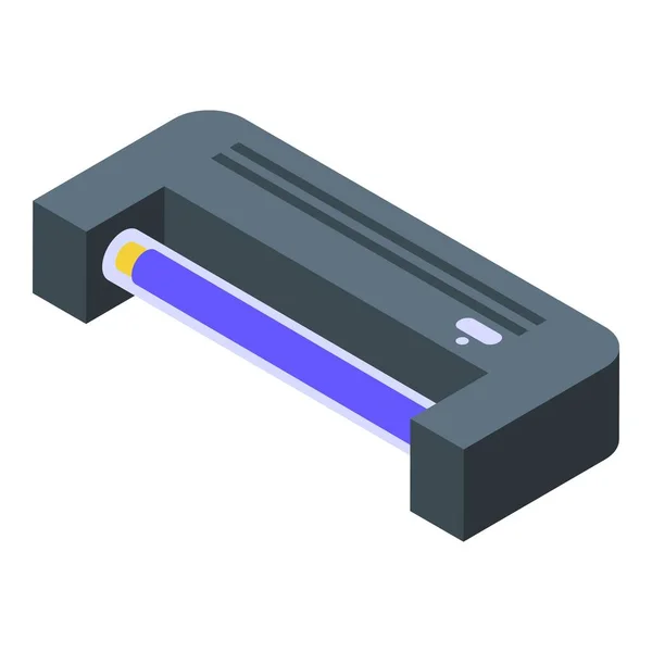 UV lamp equipment icon, isometric style — Stock Vector