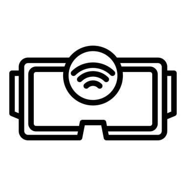 Kablosuz kulaklık simgesi, özet biçimi