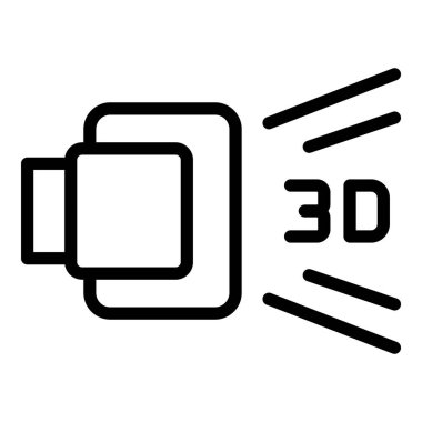 3D görsel simge, özet biçimi