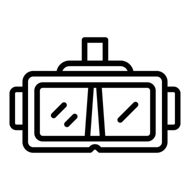 İçerik sanal gözlük simgesi, taslak biçimi