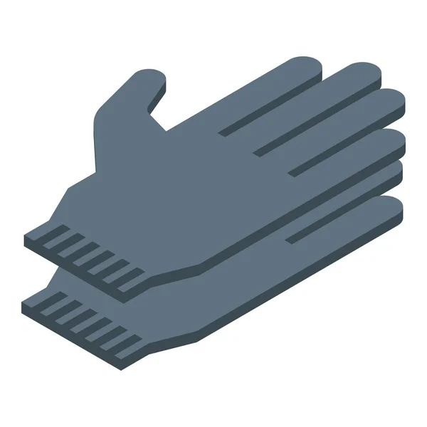 Ikona daru zimních rukavic, izometrický styl — Stockový vektor