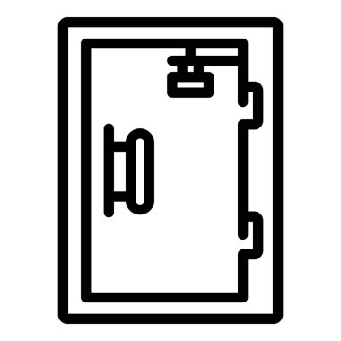 İnsan tahliye kapısı simgesi, özet biçimi