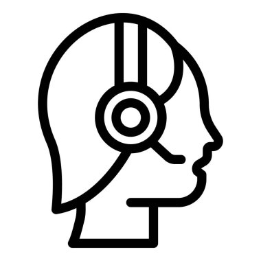 Çağrı merkezi destek simgesi, özet biçimi