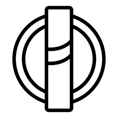 Restoran yemek ikonu, taslak biçimi