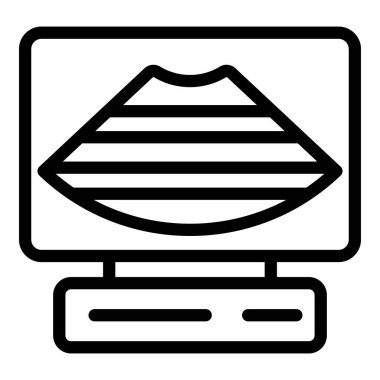 Ekran sonografisi simgesi, özet biçimi