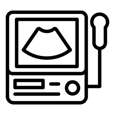 Tıbbi ultrason simgesi, özet biçimi