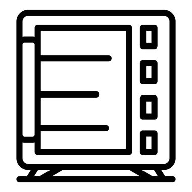 Otomatik içme makinesi simgesi, özet biçimi