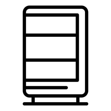 Soda otomat simgesi, taslak biçimi