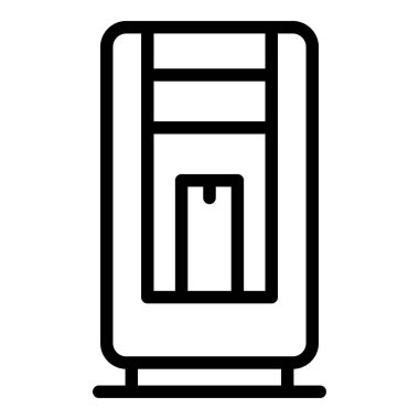 Ticari ürün otomat simgesi, özet biçimi