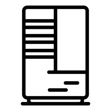 İş içecek makinesi simgesi, özet biçimi