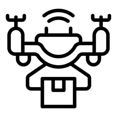 Drone simgesi, özet biçimi