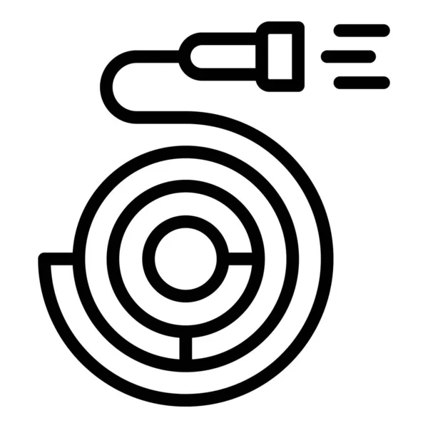 Noodslang pictogram, omtrek stijl — Stockvector