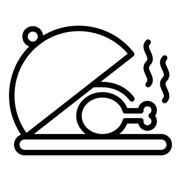 Ikone des Essens, Umriss des Stils — Stockvektor