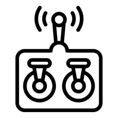 Drone denetleyici simgesi, özet biçimi