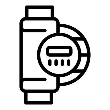 Pil yıkama makinesi simgesi, taslak biçimi