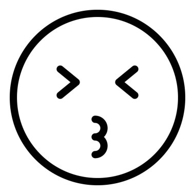 Öpüşen emoji simgesi, özet biçimi