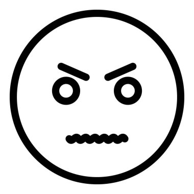 Kızgın emoji simgesi, özet biçimi