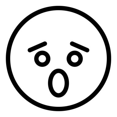 Ürkütücü yüz simgesi, özet biçimi