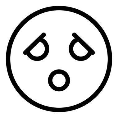 Üzgün emoji simgesi, özet biçimi