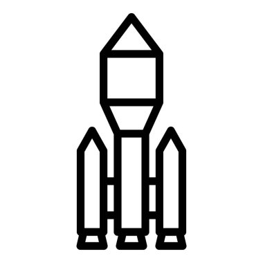 Roket mekiği simgesi, özet biçimi