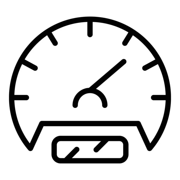 Icono de control de velocidad automatizado, estilo de contorno — Vector de stock