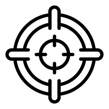 Lazer metre odak simgesi, özet biçimi