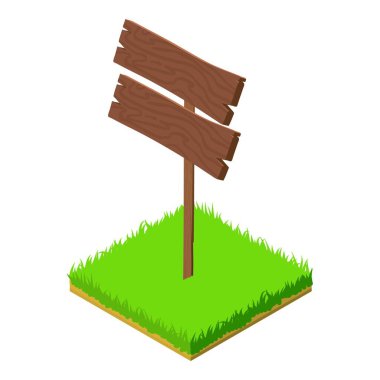 Tek tahta simgesi, izometrik biçim