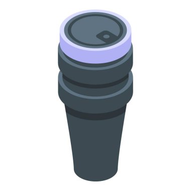 Ev termometresi simgesi, izometrik biçim