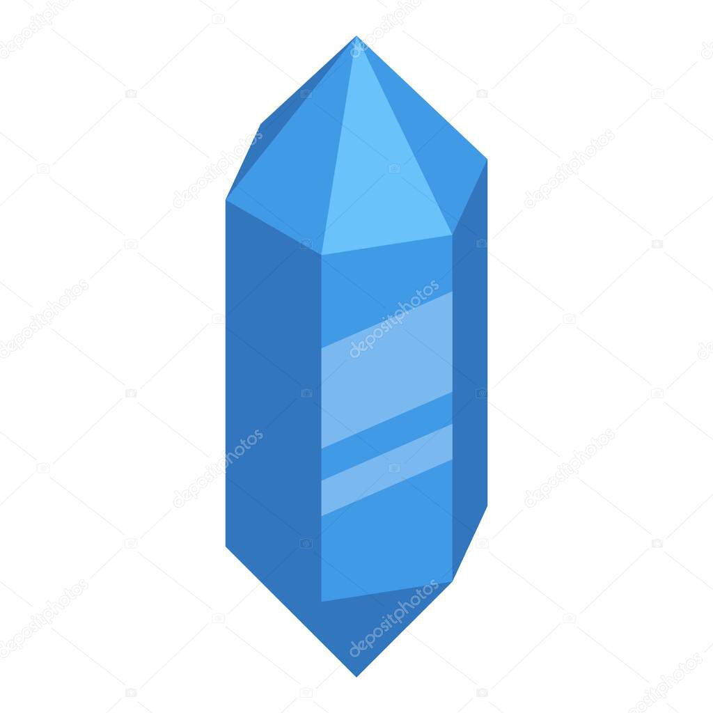 Spiritual practices gemstone icon. Isometric of Spiritual practices gemstone vector icon for web design isolated on white background