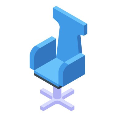 Bilgisayar koltuğu simgesi, izometrik biçim