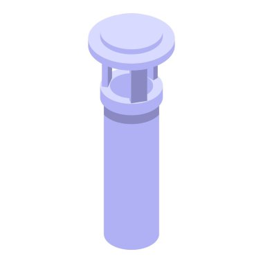 Plastik baca simgesi, izometrik biçim