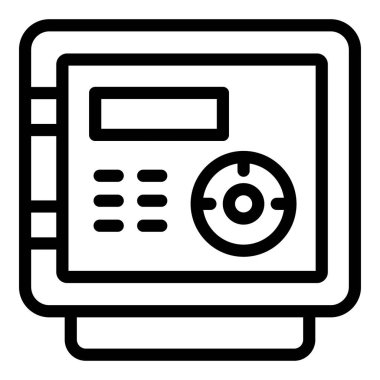 Para güvenliği simgesi, taslak biçimi