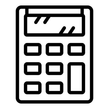 Para hesap makinesi simgesi, özet biçimi