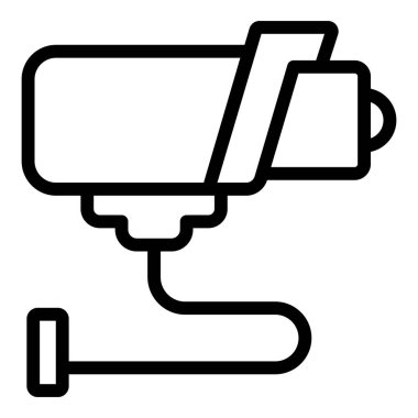 Depo odası kamera simgesi, taslak biçimi