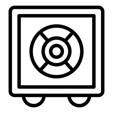 Depo kasası simgesi, taslak biçimi