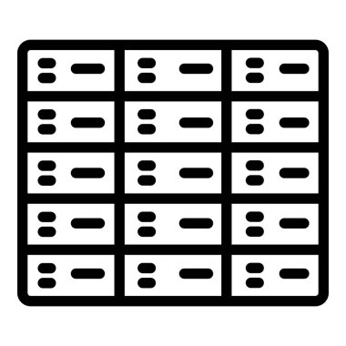 Depo odası simgesi, taslak biçimi