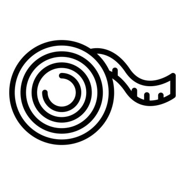 Ölçüm mezurası simgesi, özet biçimi dikilüyor