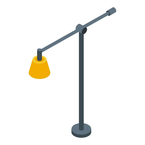 Icône lampe de bureau, style isométrique — Image vectorielle