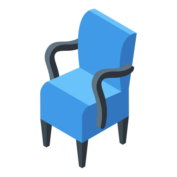 Піктограма домашнього крісла, ізометричний стиль — стоковий вектор