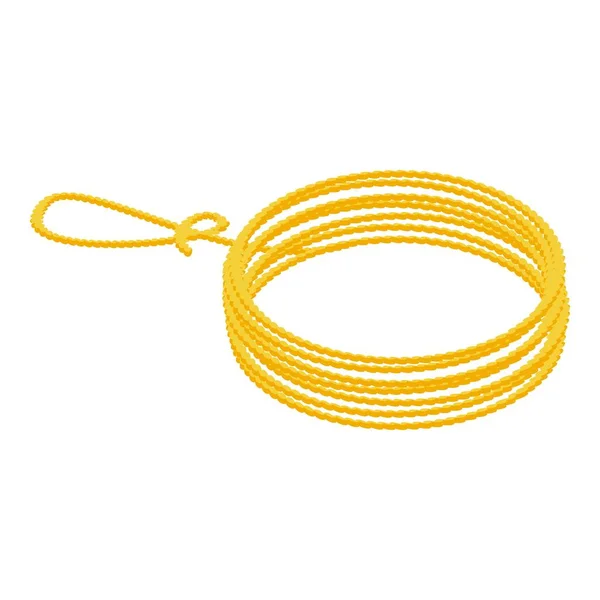 Cord lasso icoon, isometrische stijl — Stockvector