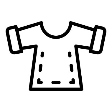 Tuhafiye giysi simgesi, taslak biçimi