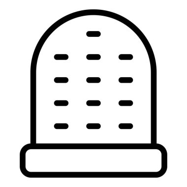 Parmak dikiş koruma simgesi, taslak biçimi