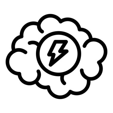 Beyin fırtınası planı simgesi, özet biçimi