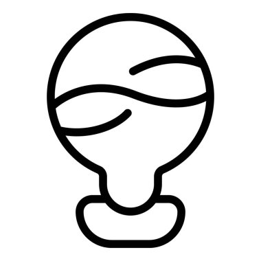 Akıllı ampul simgesi, özet biçimi