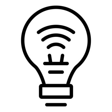 İcat akıllı ampul simgesi, özet biçimi