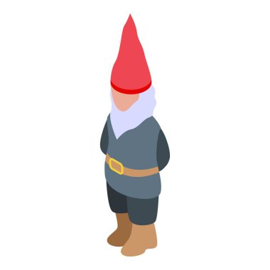 Şirin gnome simgesi, izometrik biçim