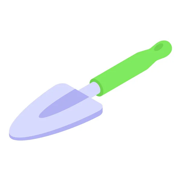 Garden shovel icon, isometric style — Stock Vector