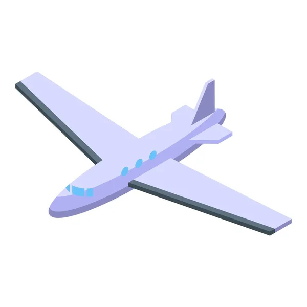 Иконка самолета, изометрический стиль — стоковый вектор